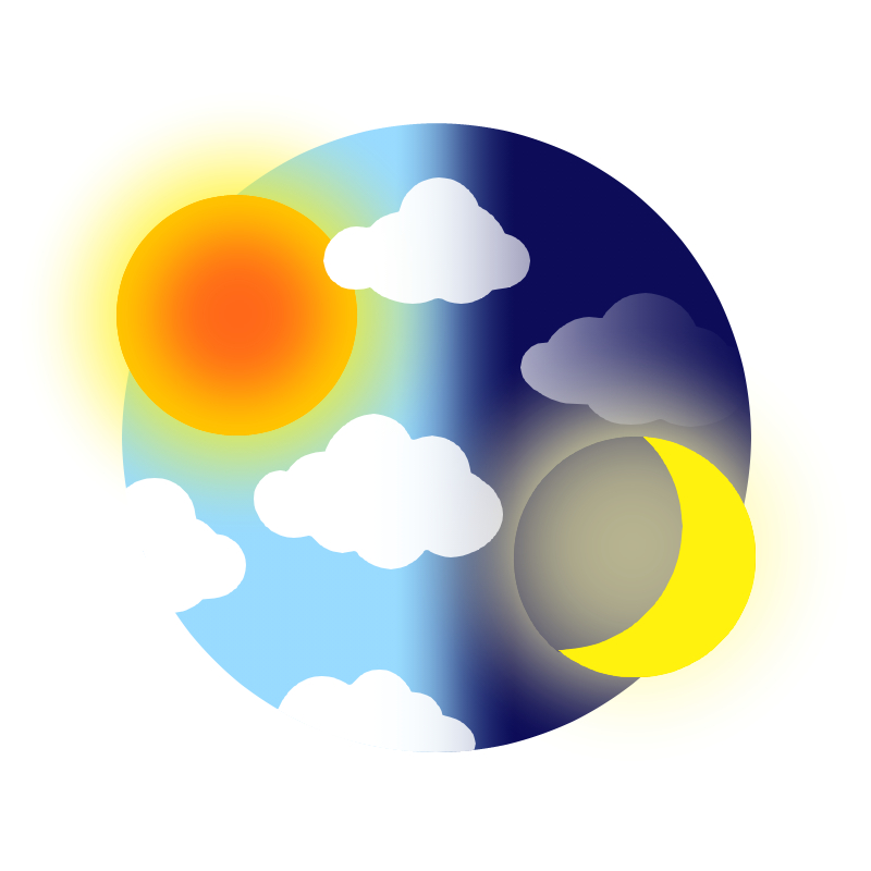 晴れても曇りでも