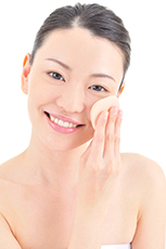 化粧崩れをおさえる